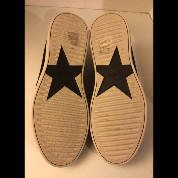 John Varvasto men’s blue suede slip on shoes - Picture 6 of 7